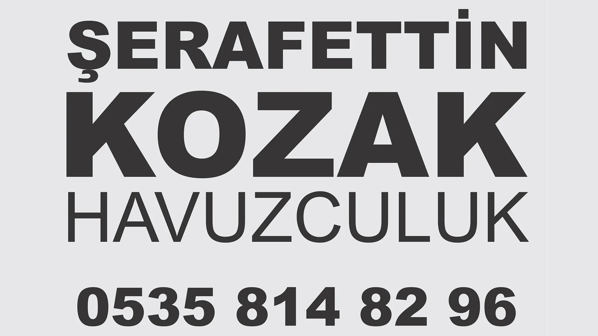 Şerafettin Kozak Havuzculuk